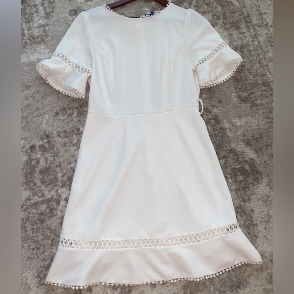 She + Sky White Spring Dress